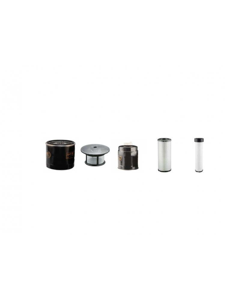 KRAMER 347-04 Filter Service Kit Air Oil Fuel Filters w/Deutz BF4M2011 Eng. SN  347040001- YR  2008-  347-04
