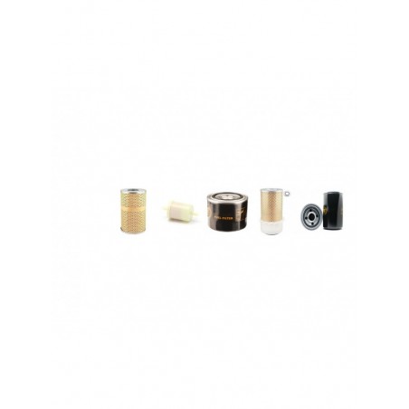 KUBOTA KH10 Filter Service Kit w/Kubota D1101 Eng. SN -51041