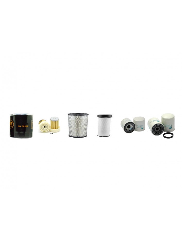 KUBOTA L 3400 HST Filter Service Kit w/Kubota D1703-Ma-E2A Eng.