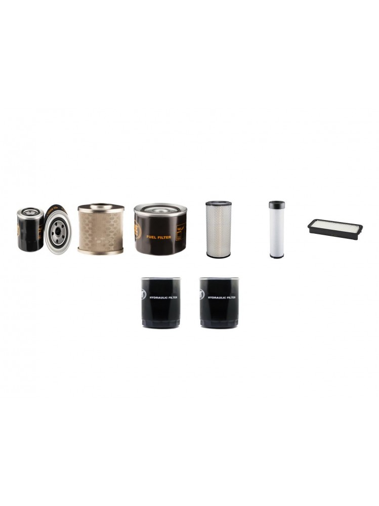 KUBOTA M 9540 DTHQ Filter Service Kit w/Kubota V3800Di-Te2-Qz Eng.