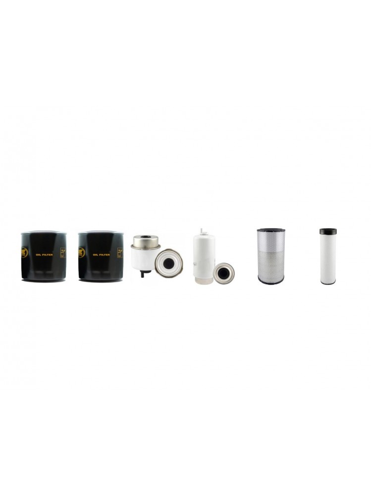 MASSEY FERGUSON 6465 DYNA 6 Filter Service Kit Air Oil Fuel Filters w/Perkins 1106-C-E60TA Eng.   YR  2003-2005 125 CH