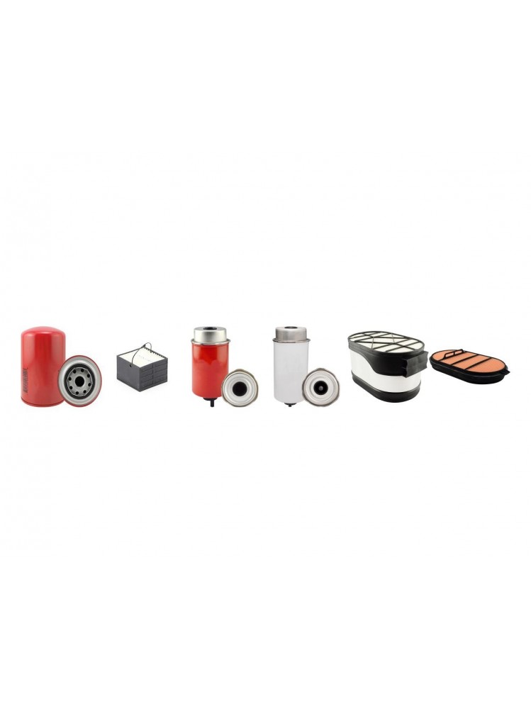 MASSEY FERGUSON 6490 DYNA 6 Filter Service Kit Air Oil Fuel Filters w/SISU 66CTA-4V Eng.   YR  2008-  TIER III