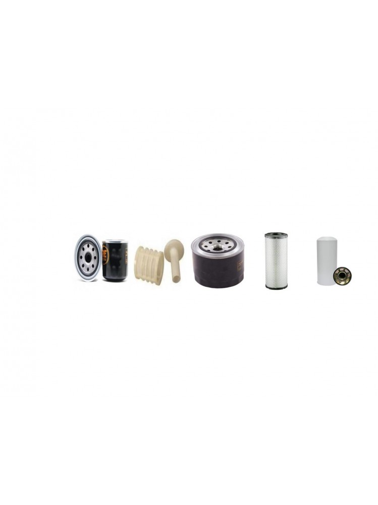 MENZI MUCK 55 N-3 Filter Service Kit w/Yanmar 4Tnv98 Eng. 2008-