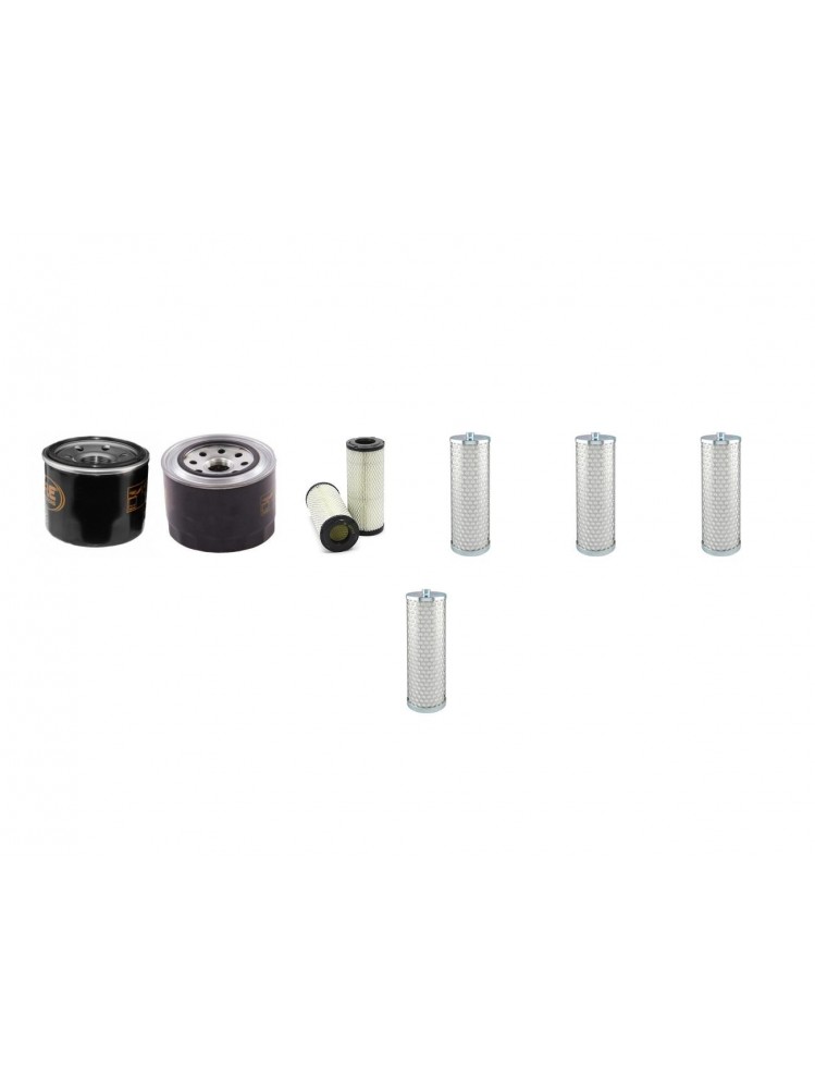 MITSUBISHI TU 100 SA Filter Service Kit w/Yanmar 3TNV76 Eng.      TU 100