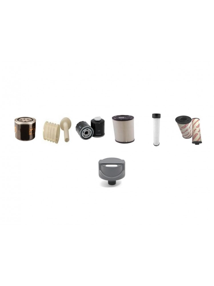 NEUSON 2503 RDV Filter Service Kit w/Yanmar 3Tnv88-Psns Eng. 2009-