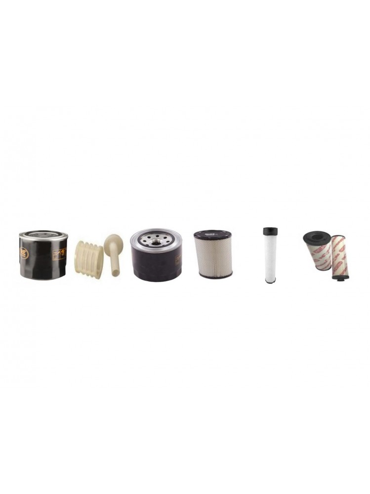 NEUSON 3503 RDV Filter Service Kit w/Yanmar 4Tnv88-Wns Eng. 2005-