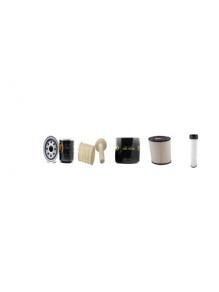 NEUSON 501s  Filter Service Kit Air Oil Fuel Filters w/Yanmar 3TNV88 Eng. SN  DC 00738- YR  2005-