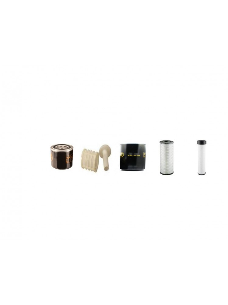 NEUSON 701 SP Filter Service Kit Air Oil Fuel Filters w/Yanmar 4TNV84-ZKNSS Eng.   YR  2010-