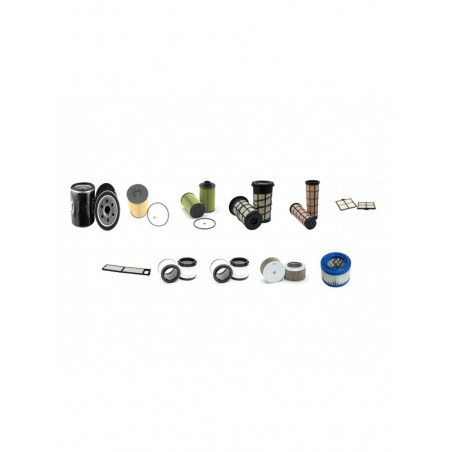 NEW HOLLAND E 140 C-SR Filter Service Kit w/Mitsubishi Eng. SN YH07-09001-