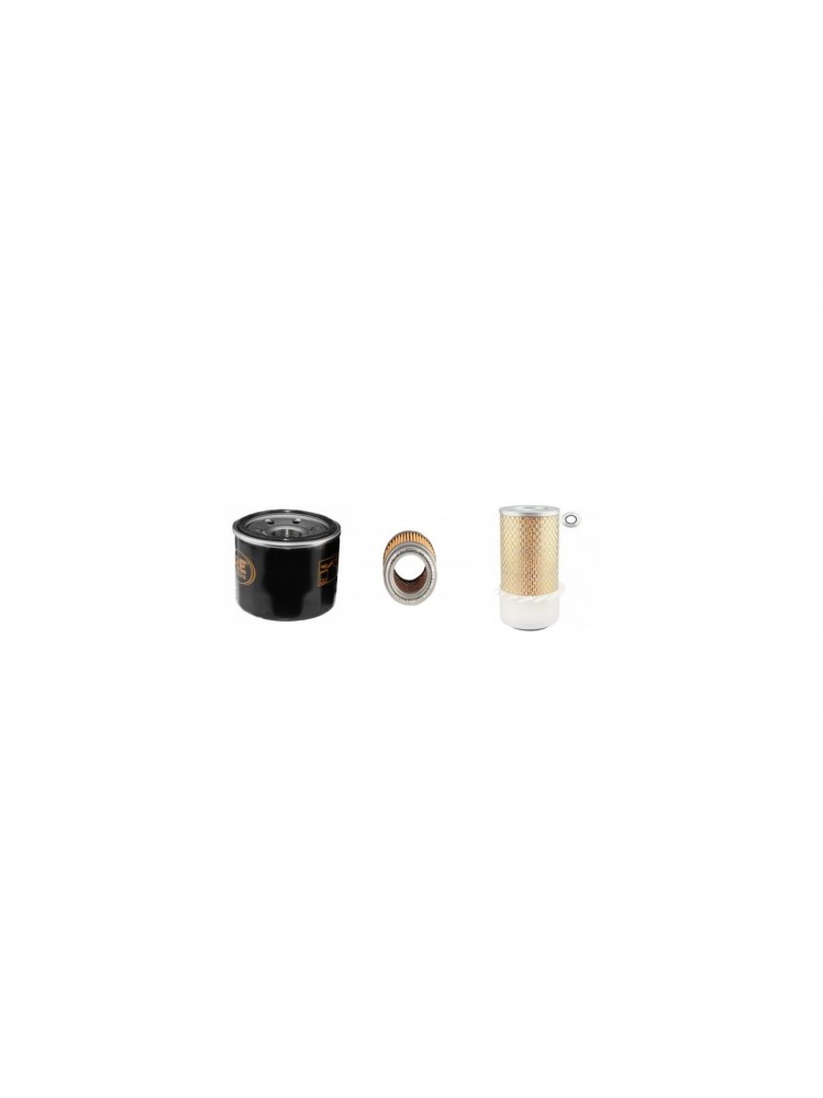 RANSOMES JACOBSEN RIDER ROTARY 48 Filter Service Kit Air Oil Fuel Filters w/Mitsubishi K3D Eng.