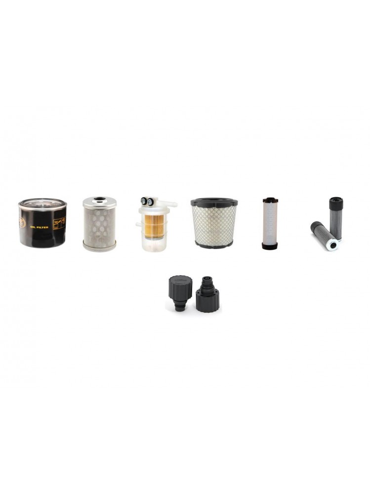 SCHAEFF HR 12 Filter Service Kit w/Mitsubishi L3E1055 Eng.