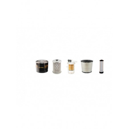 SCHAEFF HR 12 Filter Service Kit Air Oil Fuel Filters w/Mitsubishi L3E1055 Eng.