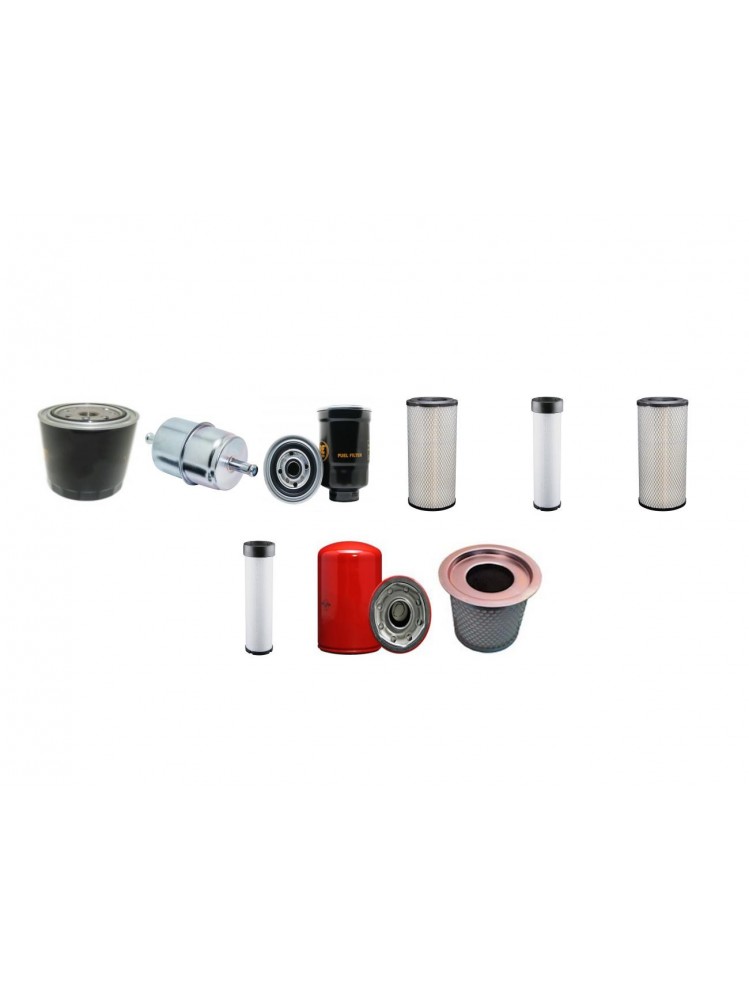 SULLAIR 115 K Compressor Filter Service Kit w/ Kubota V3300T Eng.