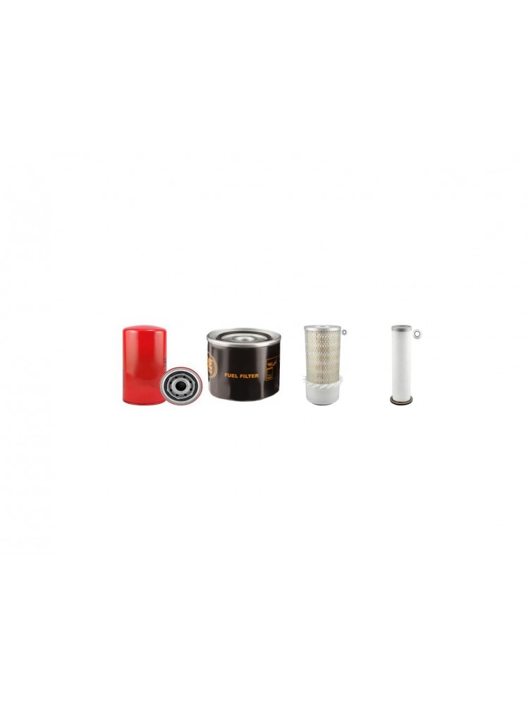 TAKEUCHI TB 68 Filter Service Kit Air Oil Fuel Filters w/Nissan  Eng. SN  68353-