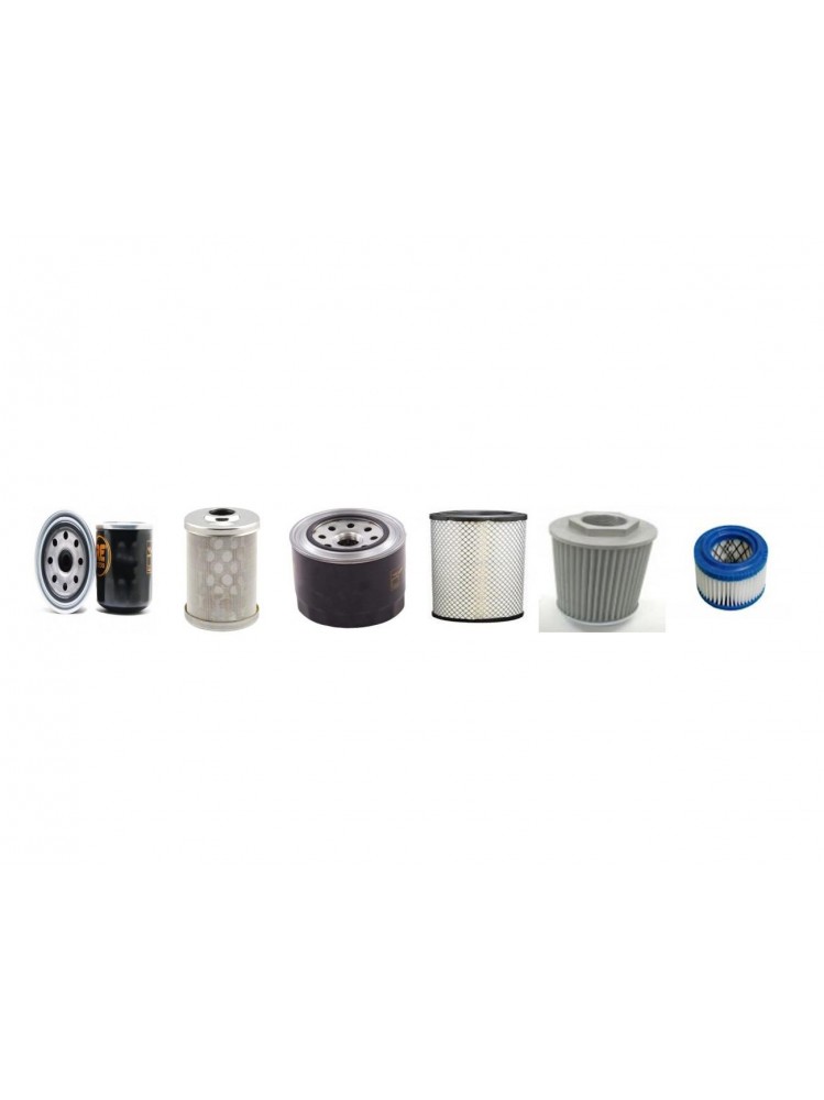 TAKEUCHI TB 75 FR Filter Service Kit w/Yanmar 4TNE98TB Eng.