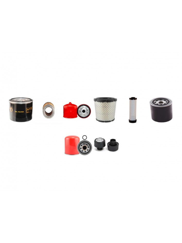 Toro WORKMAN 4300D Filter Service Kit w/ Mitsubishi Eng ( Single Radial Air )