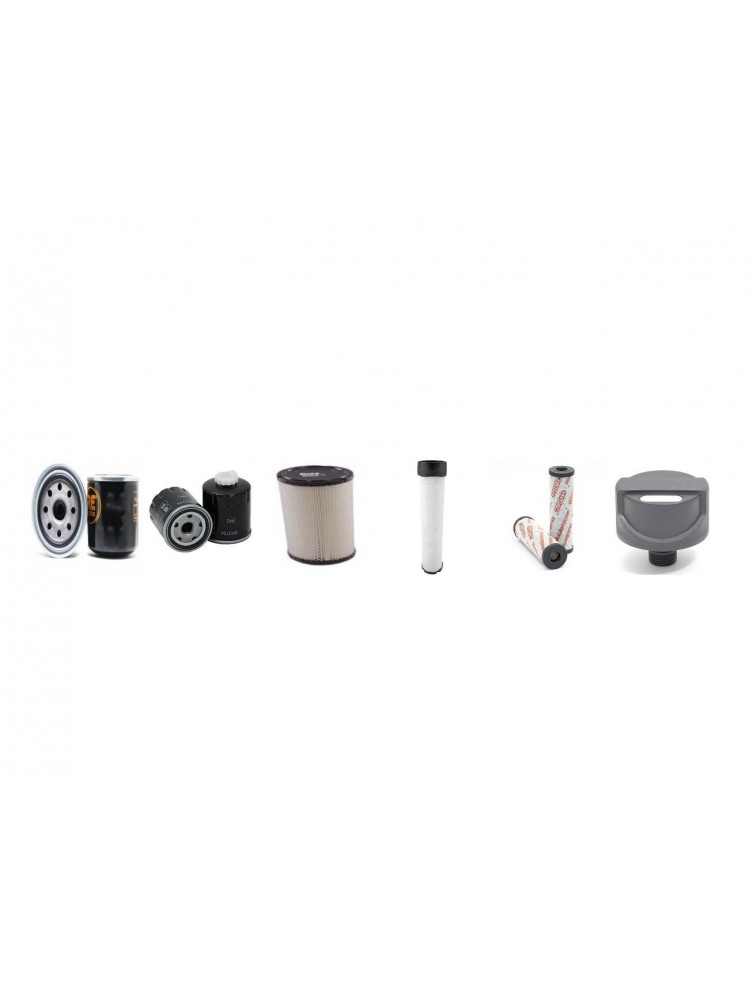 WACKER 1245 Filter Service Kit w/Yanmar 3Tnv82A Eng. 2010-