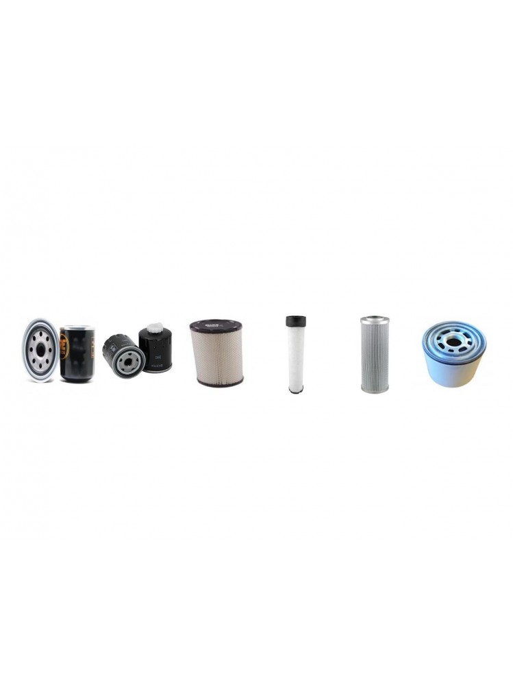 WEIDEMANN 1245 Filter Service Kit w/Yanmar 3TNV82A Eng.   YR  2010-