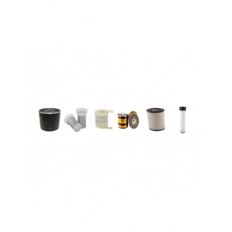 WEIDEMAN 1250 CX 35 Filter Service Kit Air Oil Fuel Filters w/Perkins 404D-15 Eng.   YR  2008-