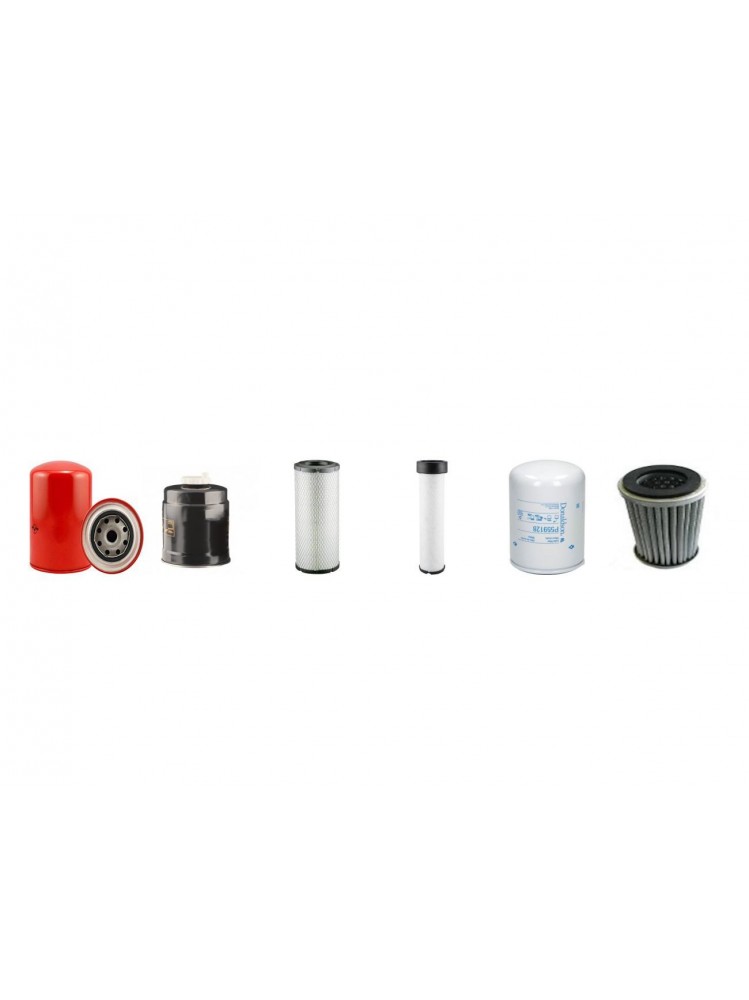 BUCHER MUNICIPAL POLYTRAC 50 RS Filter Service Kit with Iveco 8035 Eng 2002-