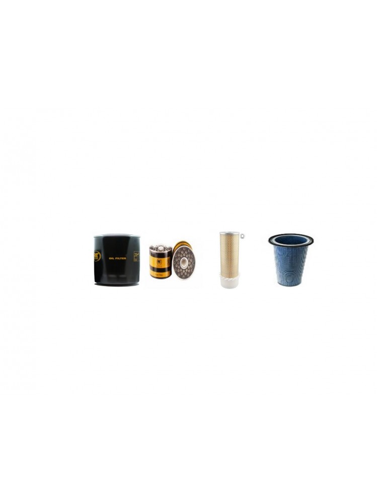 JOHNSTON SWEEPERS SERIE 600 Filter Service Kit Air Oil Fuel Filters w/Perkins 1004.4 Eng.