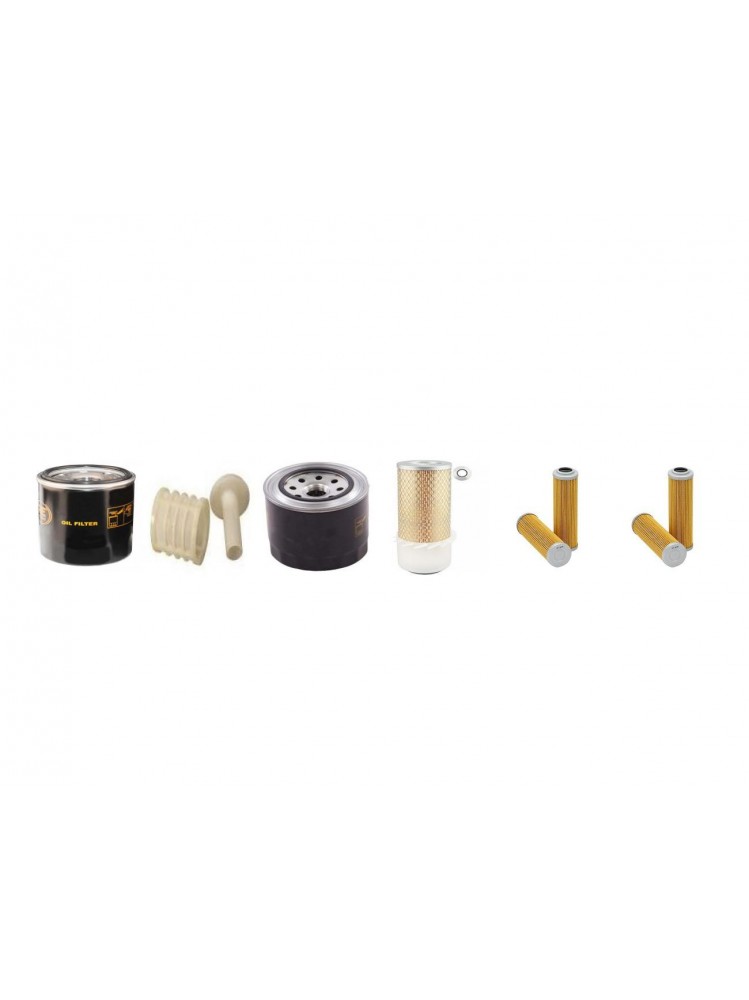 AICHI SR 12 BJ Filter Service Kit w/Isuzu 3CE1-PZP01 Eng.