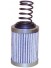 Baldwin PT9236-MPG, Wire Mesh Supported Hydraulic Filter Element with Attached Spring