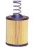 Baldwin PT9239, Wire Mesh Supported Hydraulic Filter Element with Attached Spring