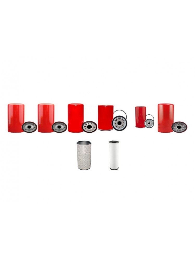 ATLAS COPCO QAS 325 Filter Service Kit with Volvo TAD 1351GE Eng Year 2014-