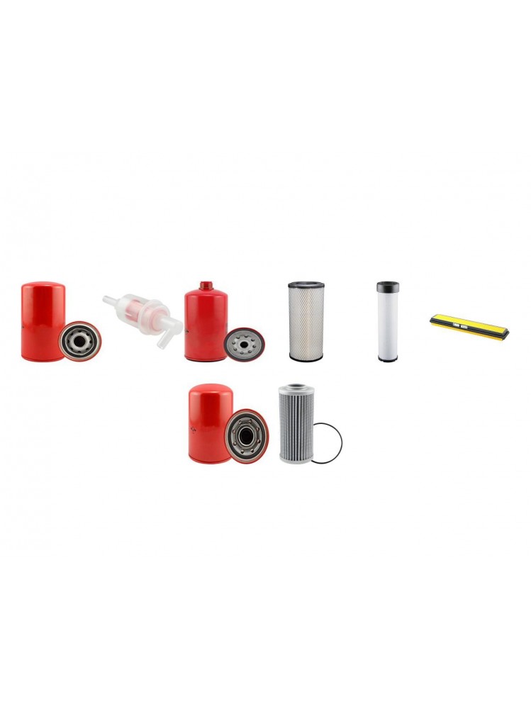 Filter kit for CASE JXU110 with New Holland Eng 2007-
