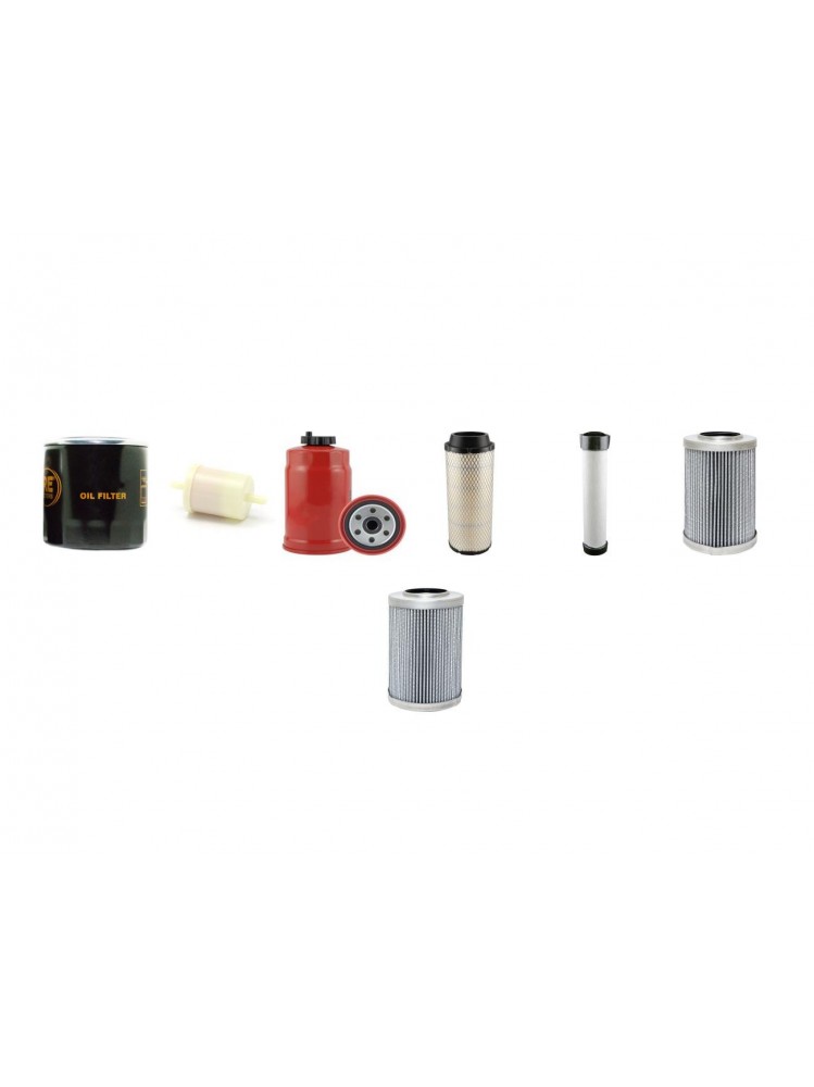 BOMAG BW 100 AC-4 Filter Service Kit w/Kubota D1703MDI Eng.   YR  2004-