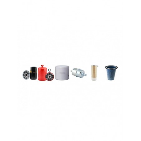 CASE 580K Filter Service Kit Air Oil Fuel Filters w/Cummins Eng.