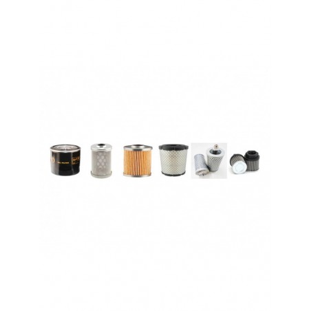 CASE POCLAIN CX17B TIERII Filter Service Kit with Mitsubishi L 3E Eng 2008-
