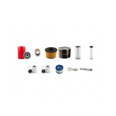 CASE POCLAIN CX75SR TIER3 Filter Service Kit with Isuzu Au-4Le2X Eng 2008-