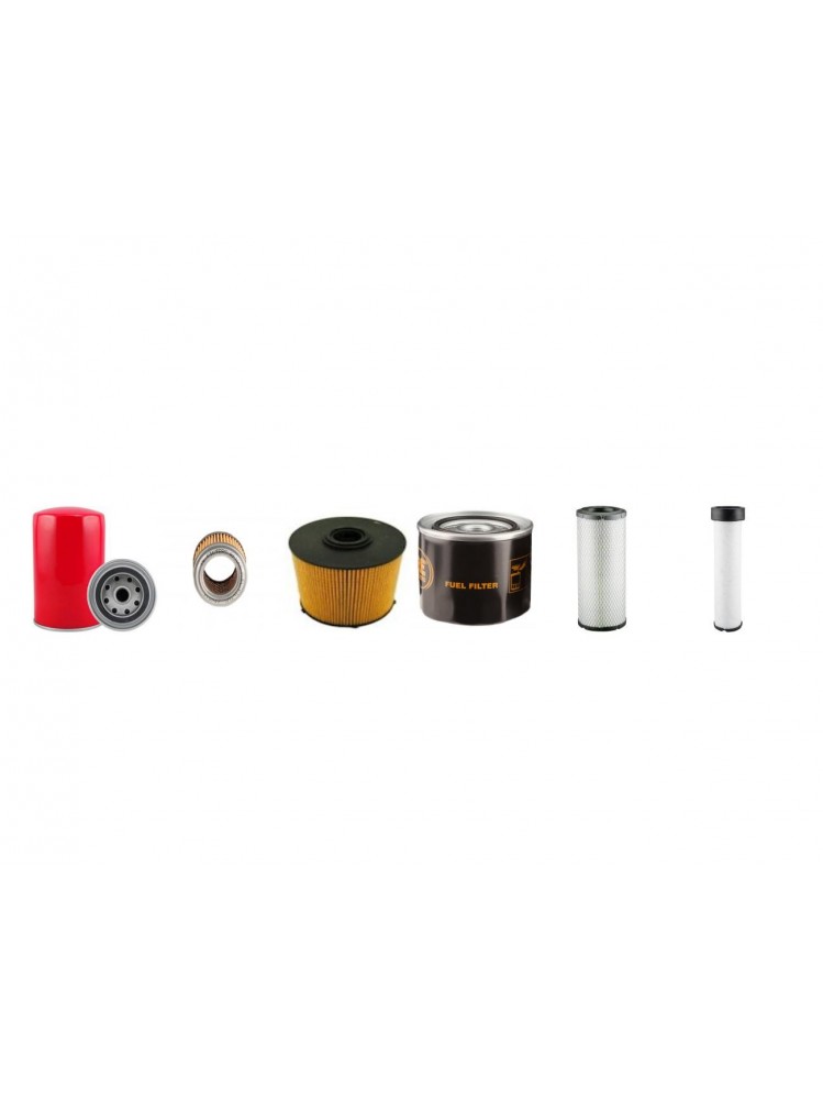 CASE CX 75 SR TIER 3 Filter Service Kit Air Oil Fuel Filters w/ISUZU AU-4LE2X Eng.   YR  2008-