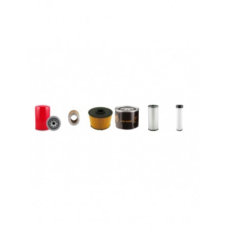 CASE CX75SR TIER3 Filter Service Kit Air Oil Fuel Filters w/ISUZU AU-4LE2X Eng. YR 2008-