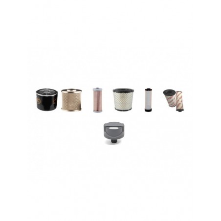 Filter service kit suitable for CAT 3027 D CR w/ Yanmar 3Tnv76 Eng 2012-