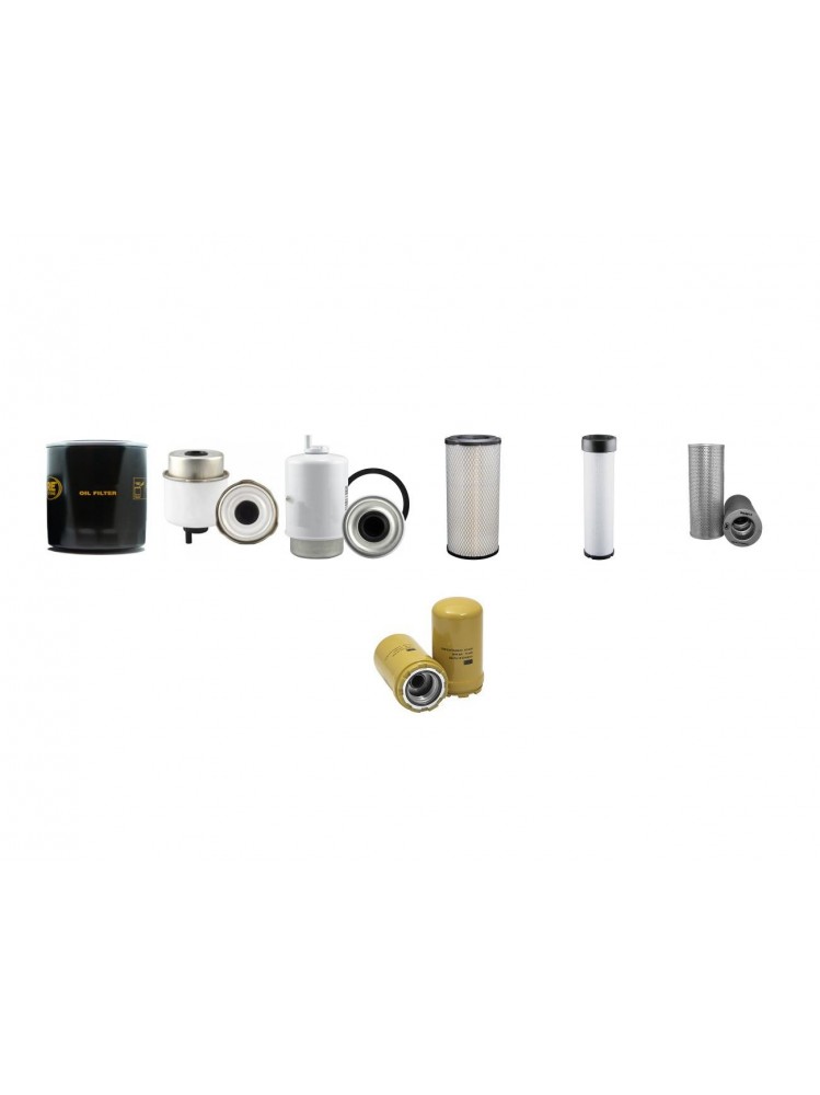 Cat 307D - 308D Filter Kit Caterpillar - Air - Oil - Fuel Filters