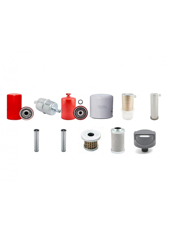 CASE 1088 C Filter Service Kit w/Cummins 6BT5.9 Eng.