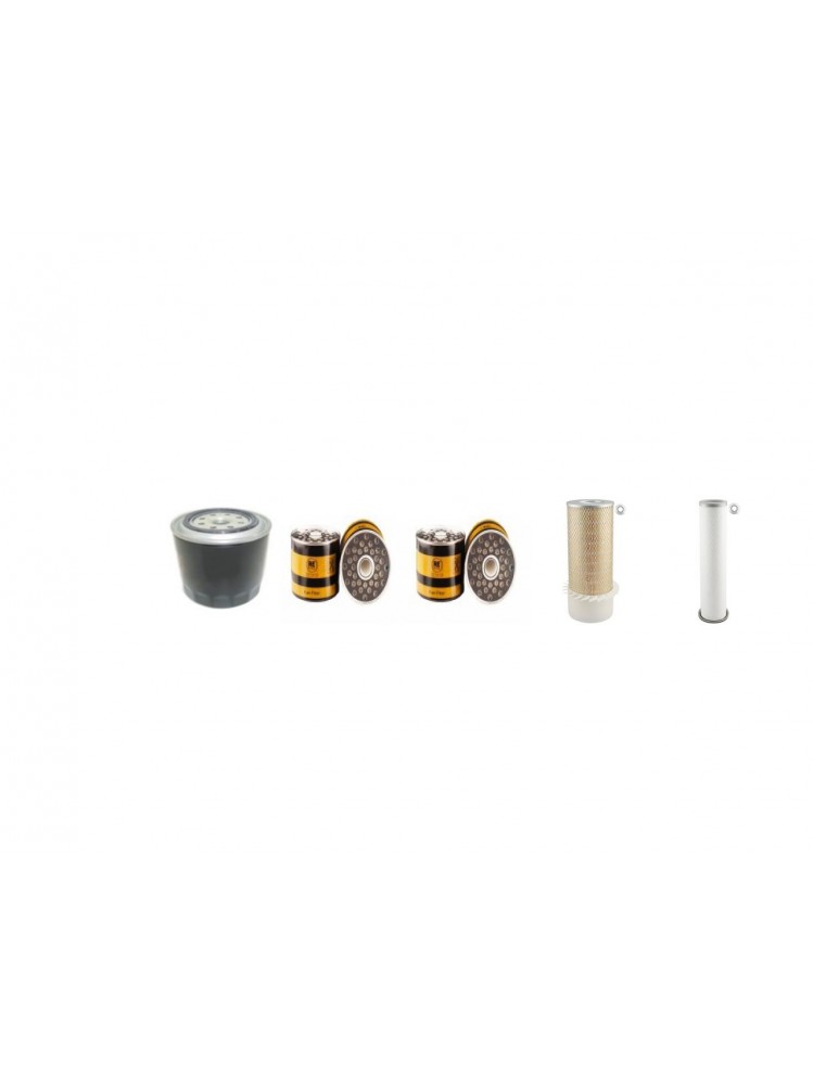 CASE 580 G TURBO Filter Service Kit Air Oil Fuel Filters