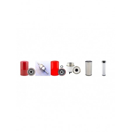 CASE 580ST Filter Service Kit Air Oil Fuel Filters w/CNH Eng. YR 2012-