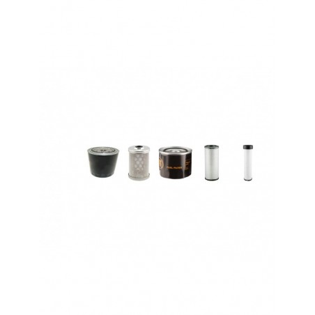 EUROCOMACH ES50ZT Filter Service Kit Air Oil Fuel Filters w/Kubota V 2607-DI Eng.