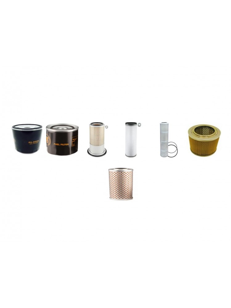 HITACHI EX 100-3 Filter Service Kit w/Isuzu 4BG1 Eng.