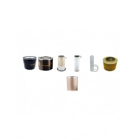 HITACHI EX100-3 Filter Service Kit w/Isuzu 4BG1 Eng.