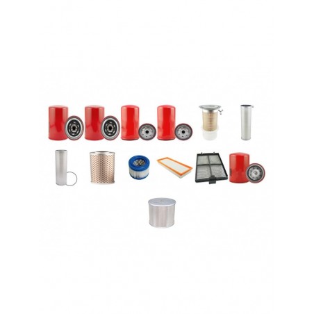 HITACHI EX215 Filter Service Kit w/Fiat 8065.25.085 Eng.