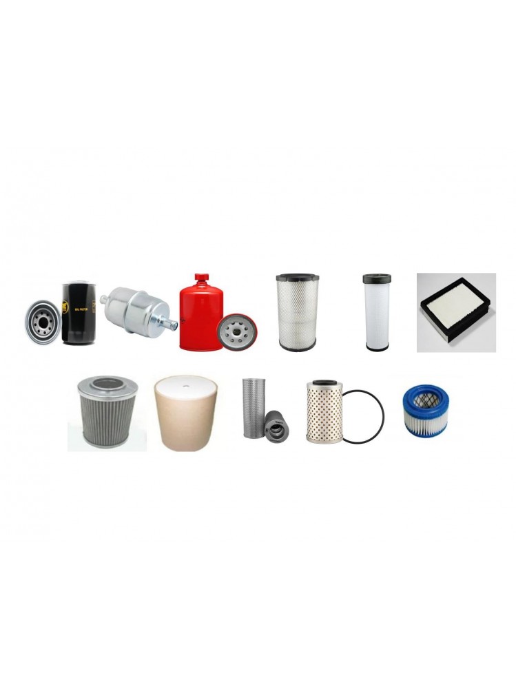 Case CX130 Excavator Filter Service Kit with  Cummins 4TA-390 Engine