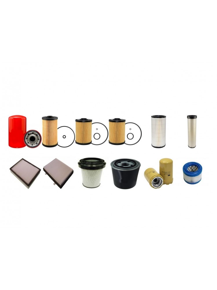 Case CX130B Tier3 2007- Filter Service Kit w Isuzu Engine