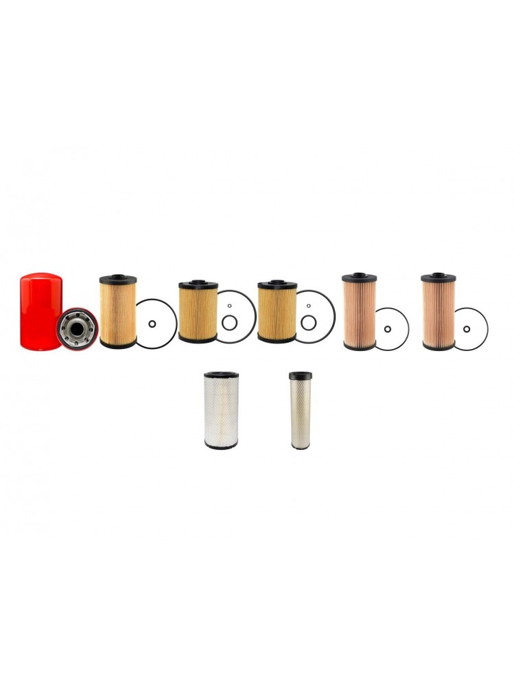 Case CX130B Tier3 2007- Filter Service Kit w Isuzu Engine Air - Oil - Fuel