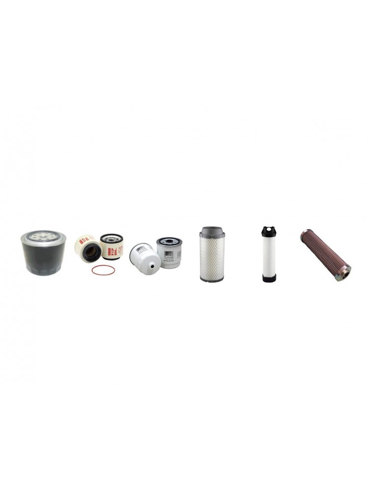 HAMM HD 10 VT/VV Filter Service Kit w/Kubota D 1503-M3B Eng.