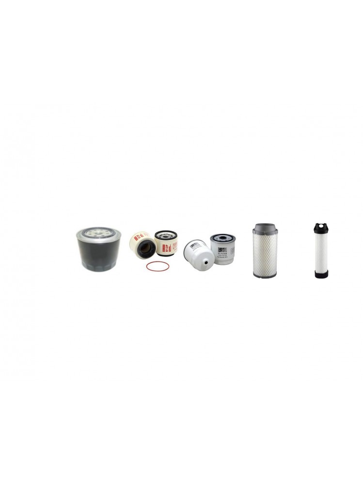 HAMM HD 10 VT/VV Filter Service Kit Air Oil Fuel Filters w/Kubota D 1503-M3B Eng.